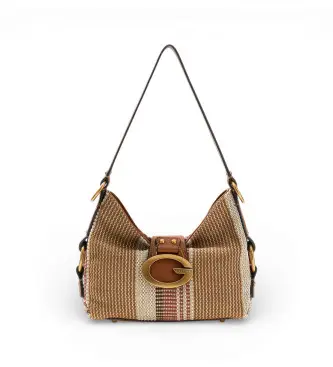 per donna HWAB9308720 Borsa marrone Camden Mini (OSFA), Casual, Poliestere