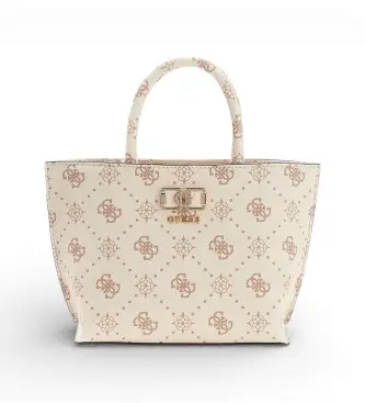 per donna HWGP9928750 Borsa tote Emelie Logo Mini beige (OSFA), Casual, Poliuretano
