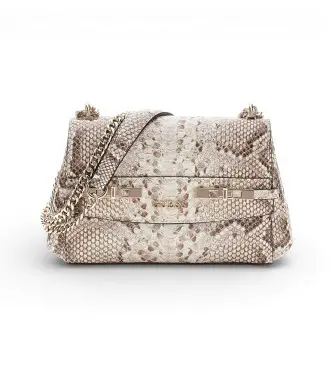 per donna HWKG9933780 Borsa Melinda Mini beige (OSFA), Casual, Animal Print, Poliuretano