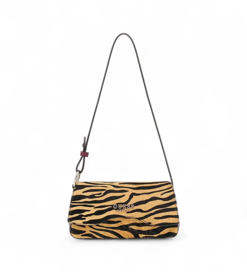 per donna HWZG7529780 Borsa zebra beige (OSFA), Casual, Animal Print, Poliuretano