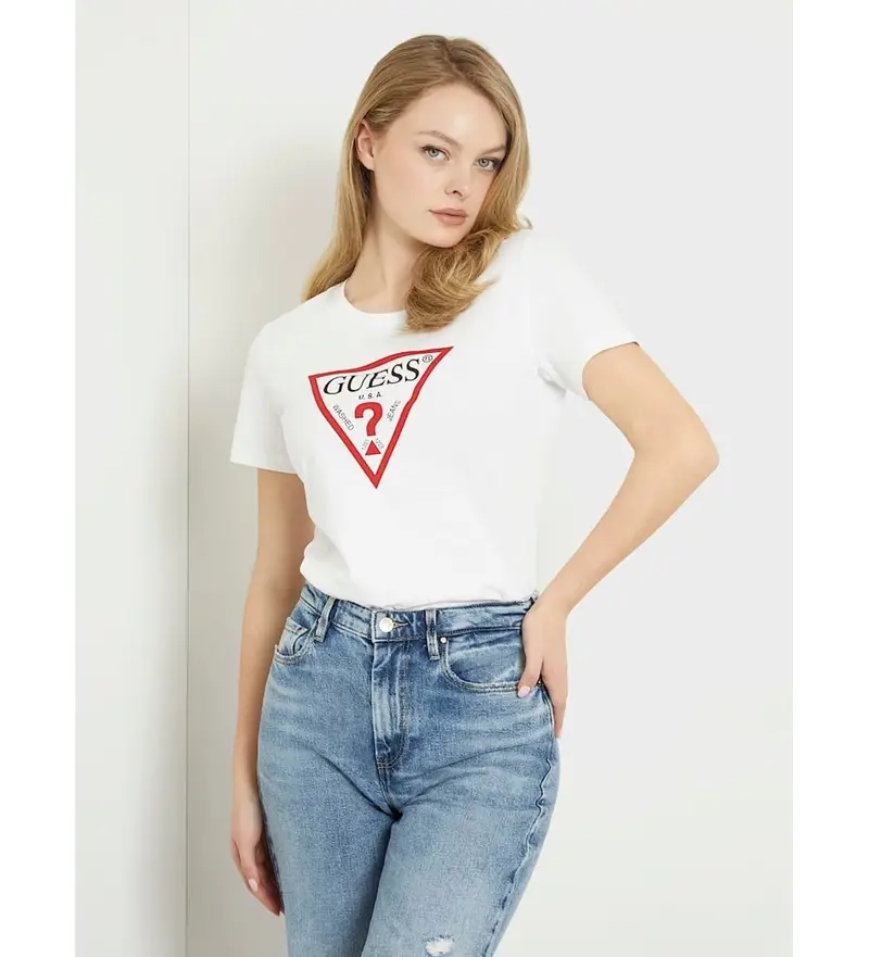 Guess T-shirt Donna Bianco 4036696