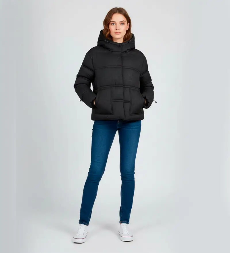 per donna W5BL43W2902 Giacca trapuntata nera Daisy (L), Nero, Casual, Poliestere Marrone