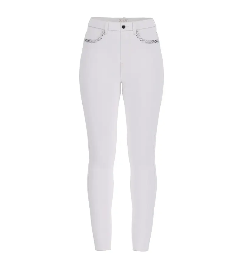 per donna W5GA46D5N71 1981 Pantaloni skinny bianchi (28), Bianco, Casual, Cotone