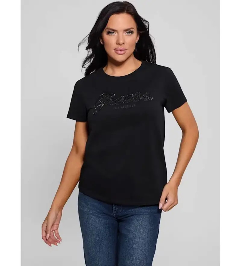 Guess T-shirt Donna Nero 4055403