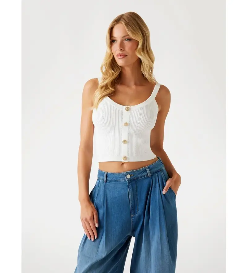 Guess Top Donna Bianco 4037605