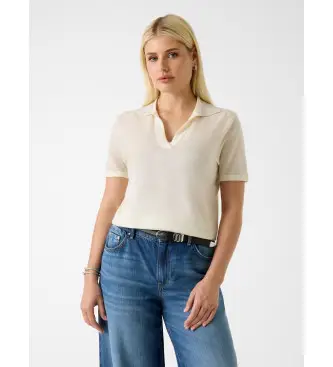 per donna W6GR03Z0583 Polo beige con strass (XS), Casual, Lana, Manica corta