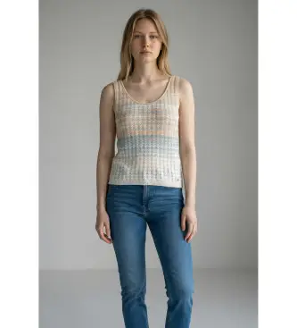 per donna W6GR08Z0589 Top Rosalyn Tank multicolore (XS), Casual, Senza maniche / cinghie