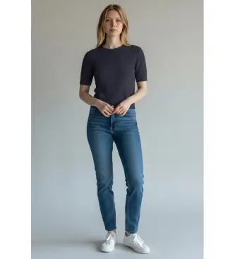 per donna W6GR16Z0601 Maglione girocollo blu navy (XS), Casual, Poliestere