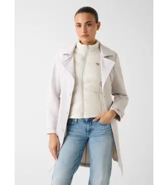 per donna W6RL53WL942 Diletta 2 in 1 Gabardine Beige (XS), Casual, Poliestere Bianco