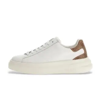 per uomo FMPVIBLEA12 Sneakers Elba in pelle bianca (40), Bianco, Basso, Stringhe, Casual