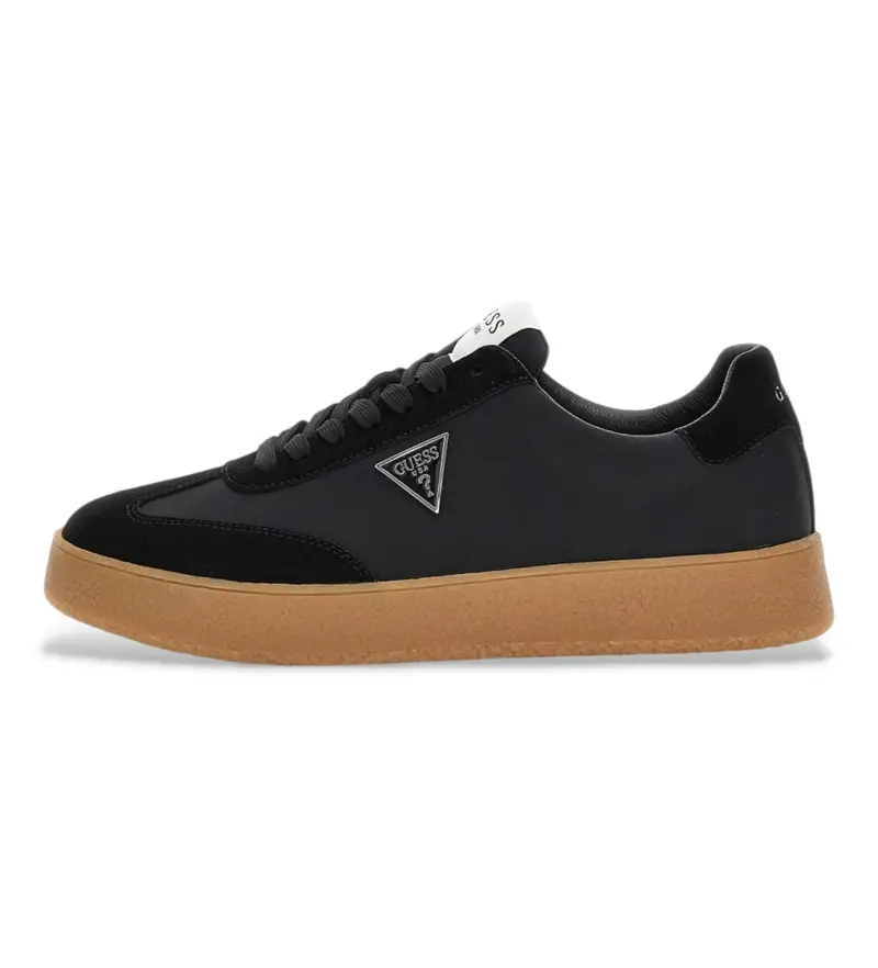 per uomo. FMTWIMLEA12 Sneakers in pelle nera Wiman (39), Nero, Basso, Stringhe, Casual