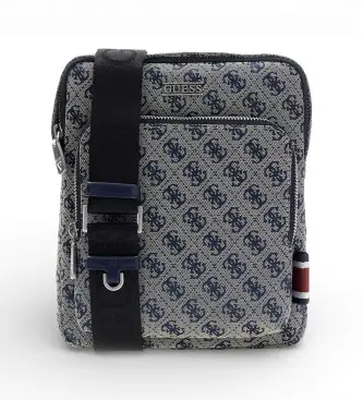 per uomo HMBOSTP6123 Borsa a tracolla Boston blu (OSFA), Casual, Poliestere