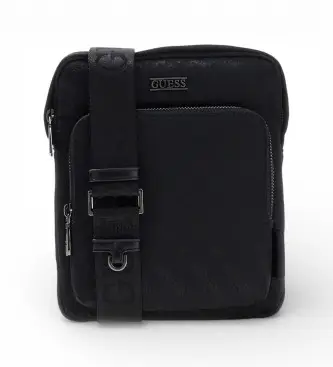 per uomo HMBOSTP6123 Borsa a tracolla Boston nera (OSFA), Nero, Casual, Poliestere