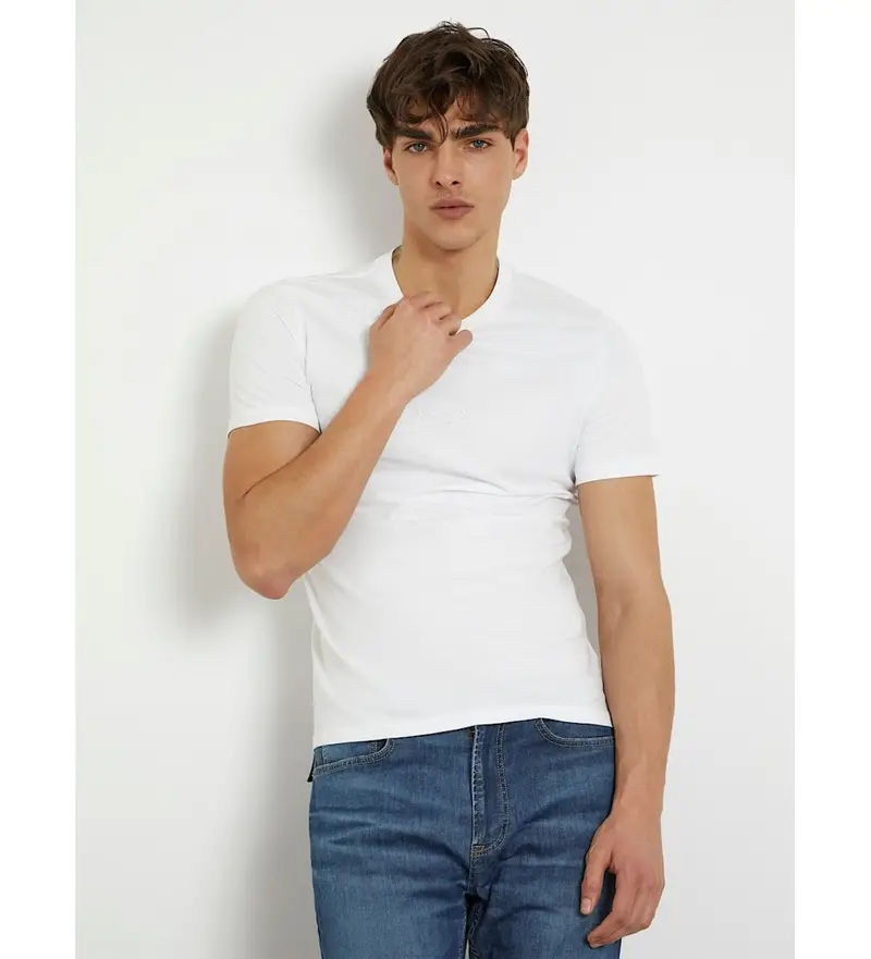 Guess T-shirt Uomo Bianco 4036700