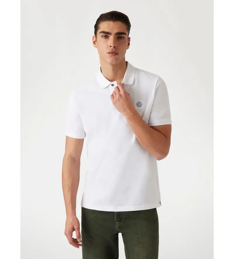 Guess Polo Uomo Bianco 4037610