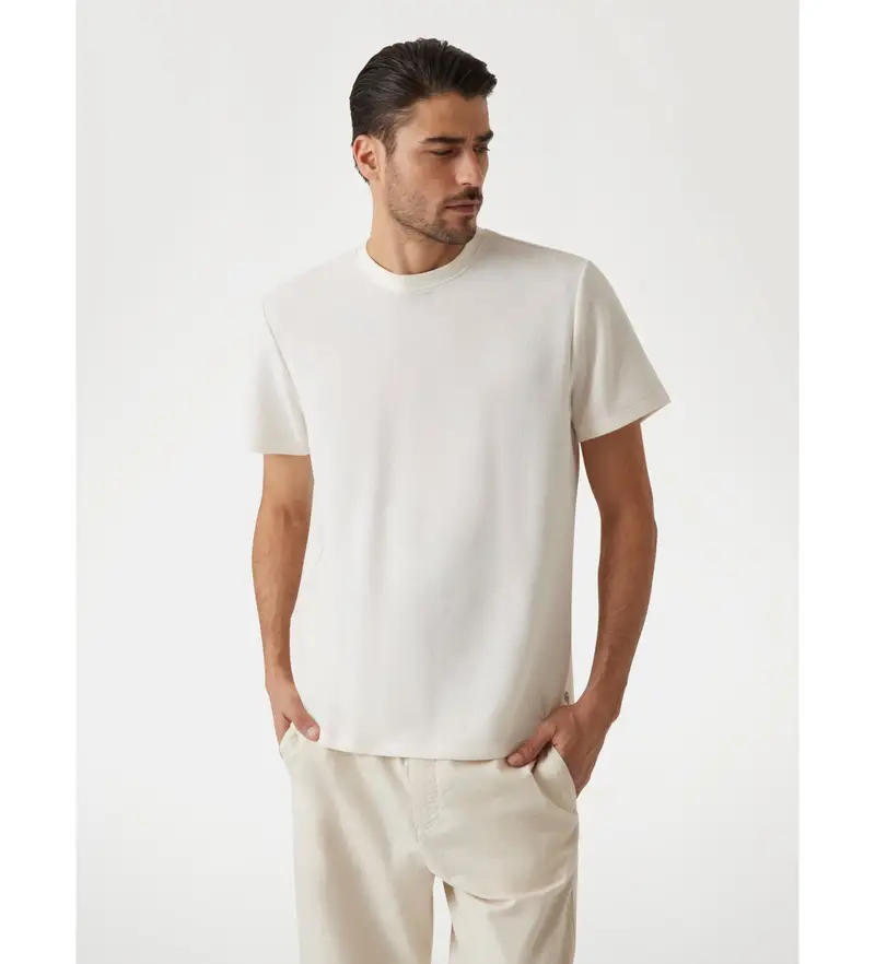 per uomo M5GP26KCRF0 Maglietta Madden beige (XL), Casual, Cotone, Poliestere, Manica corta