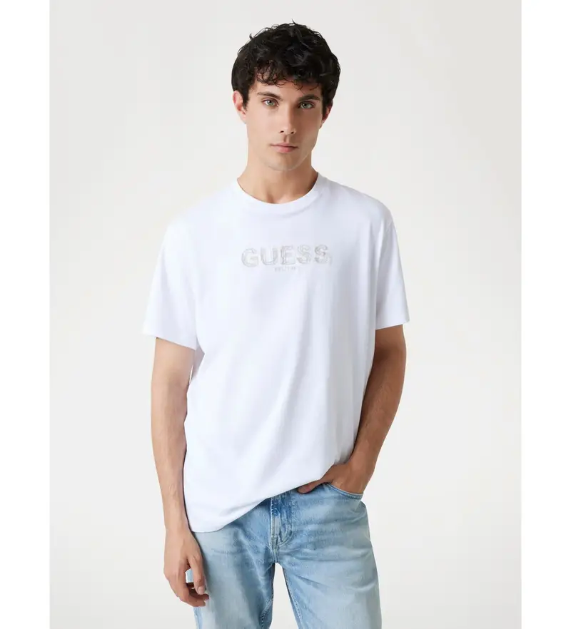 Guess T-shirt Uomo Nero 3445917