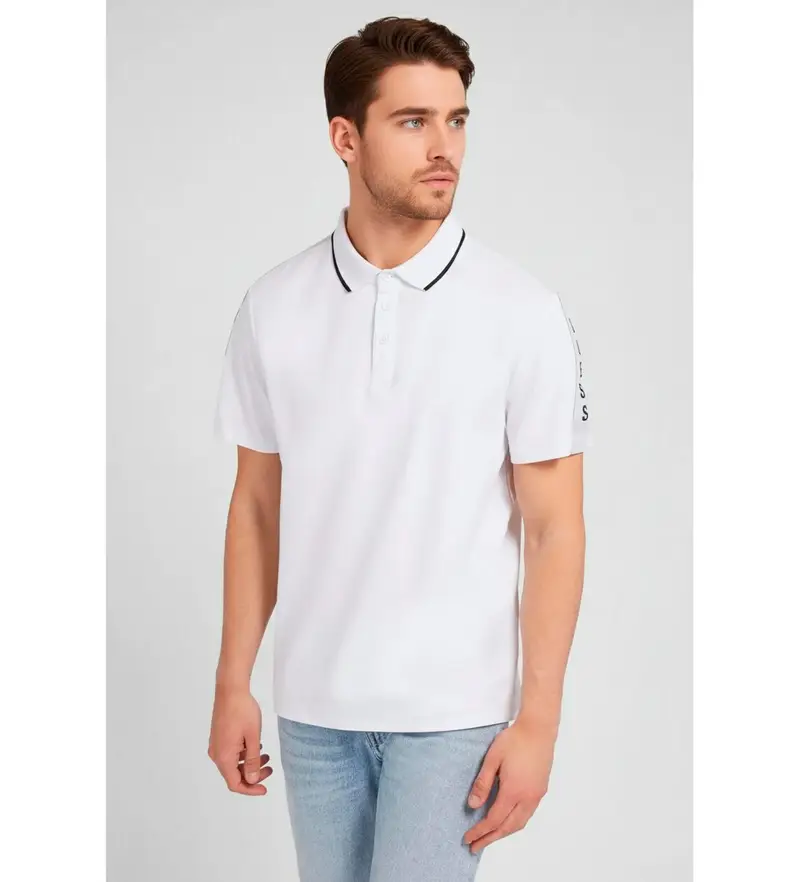 Guess Polo Uomo Bianco 4037612