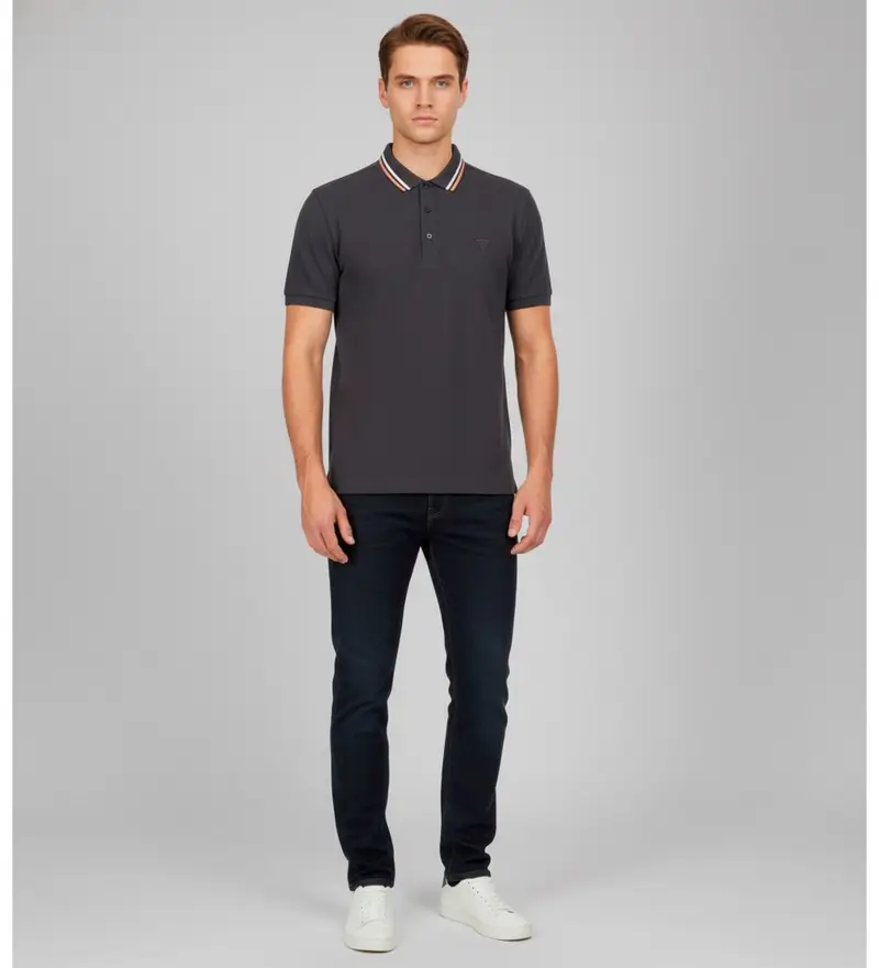 Guess Polo Uomo Nero 3445920