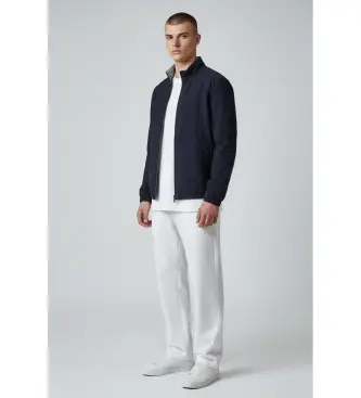 per uomo M6GL03W1659 Giubbotto bomber blu reversibile (S), Casual, Poliamide, Navy