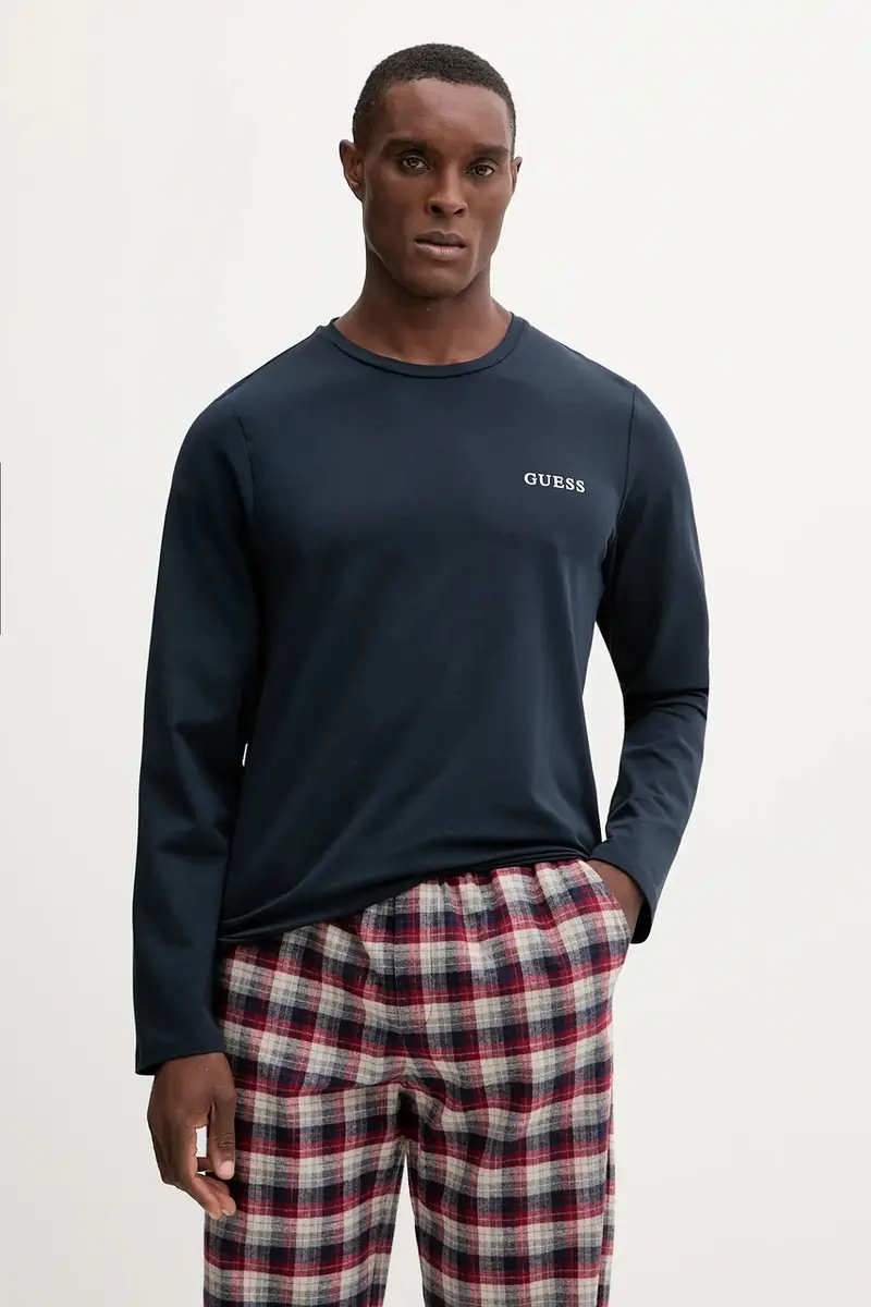 pigiama uomo colore blu navy U5BX00 K0400 miniatura 2