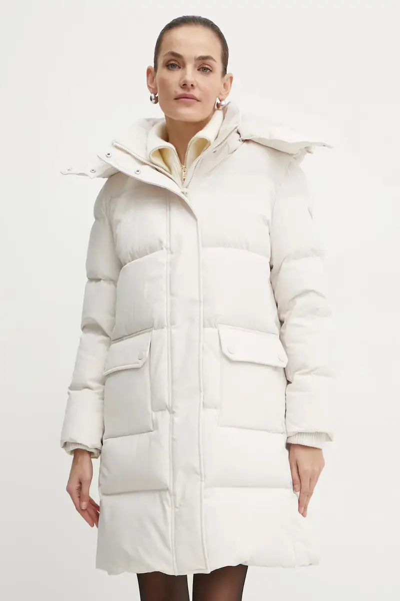 piumino BELKISA donna colore beige W4BL0B WGJR2