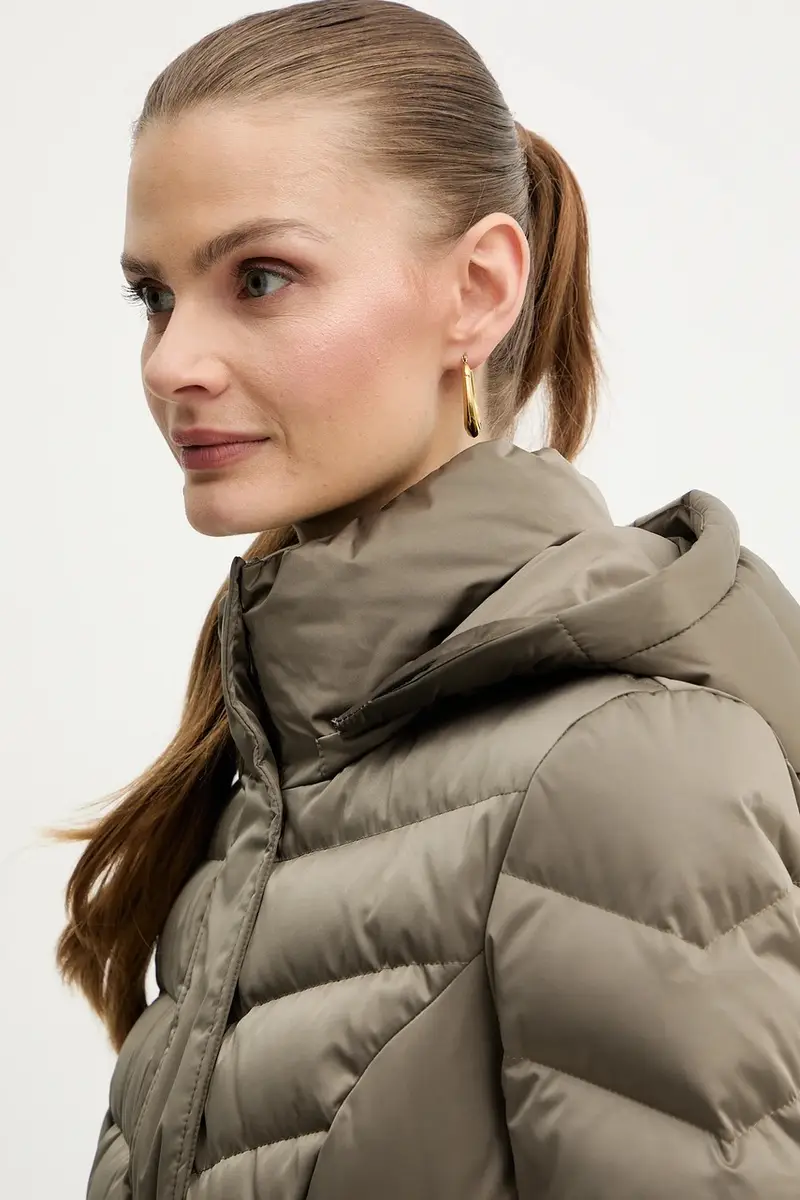 Guess Piumino Verde Donna con Cappuccio miniatura 5