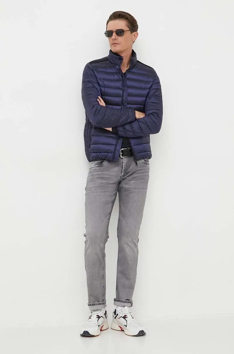 piumino uomo Blu navy miniatura 2