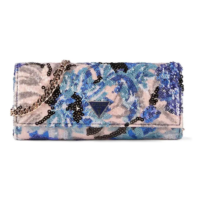 Pochette Elsie blu chiaro / blu scuro / rosa