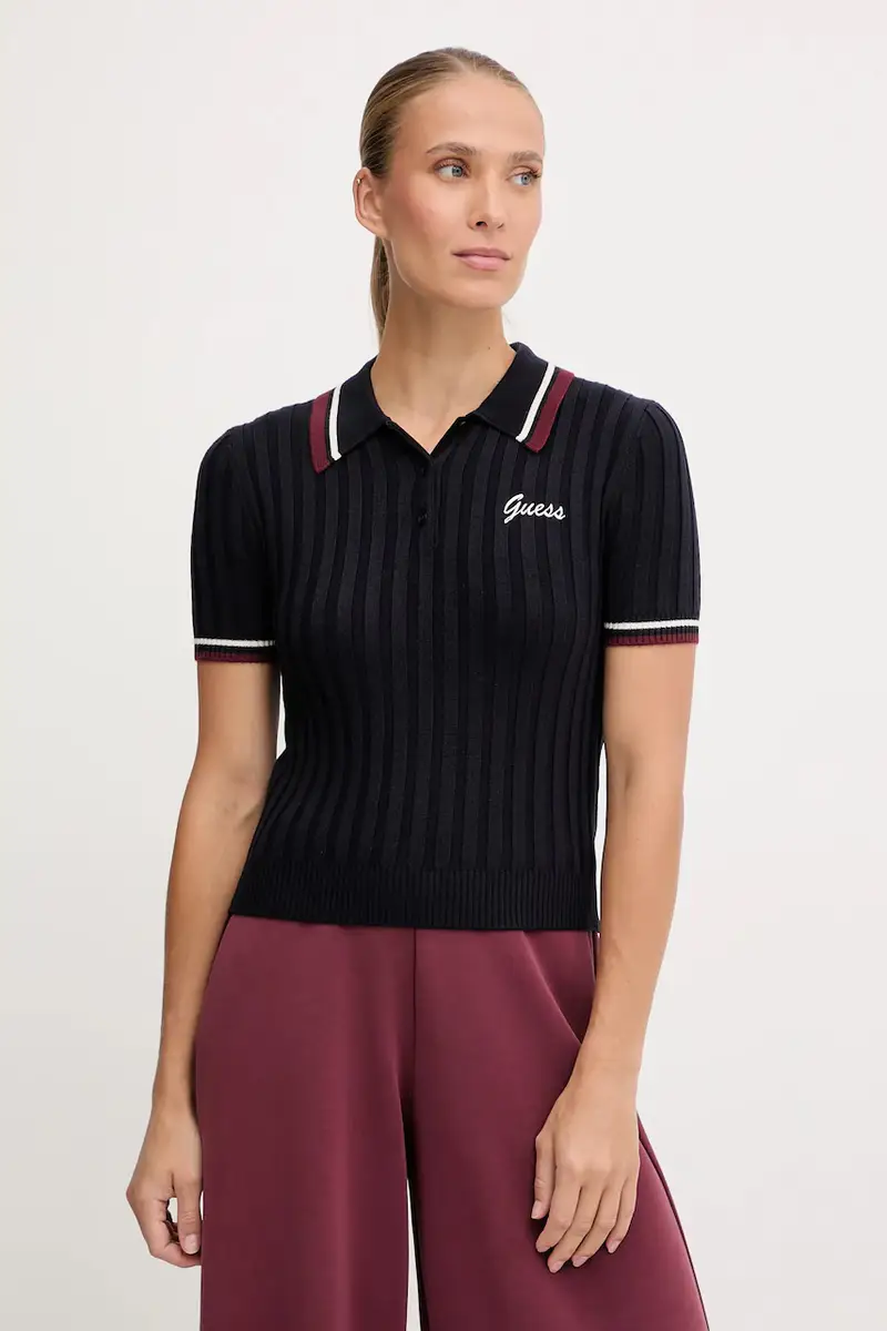 polo con lana SABINA colore blu navy V5BP04 Z1152