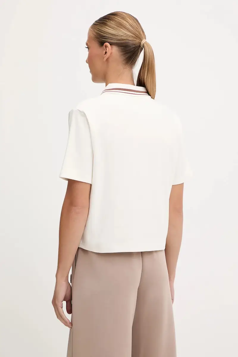 Guess Polo Donna Beige 3575205 miniatura 3