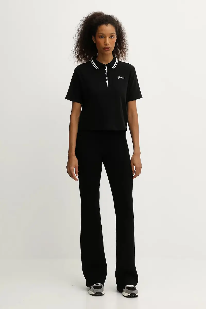 Guess Polo Donna Nero 3649639 miniatura 2
