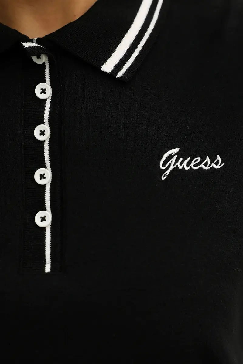 Guess Polo Donna Nero 3649639 miniatura 5