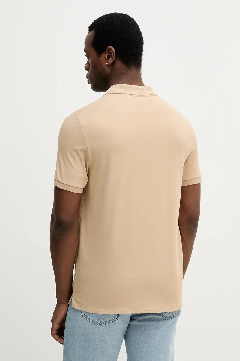 Guess Polo Uomo Beige 2885328 miniatura 3