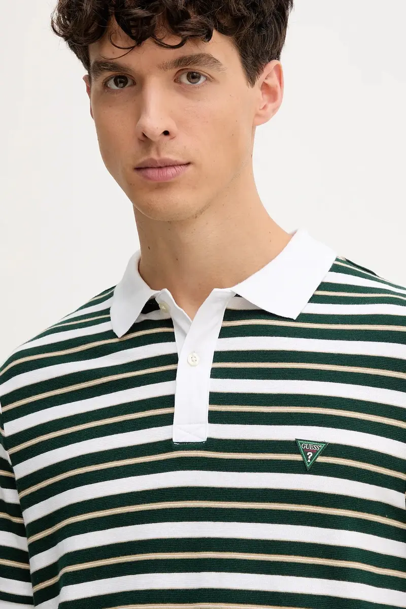 Guess Polo Uomo Verde 3159319 miniatura 4