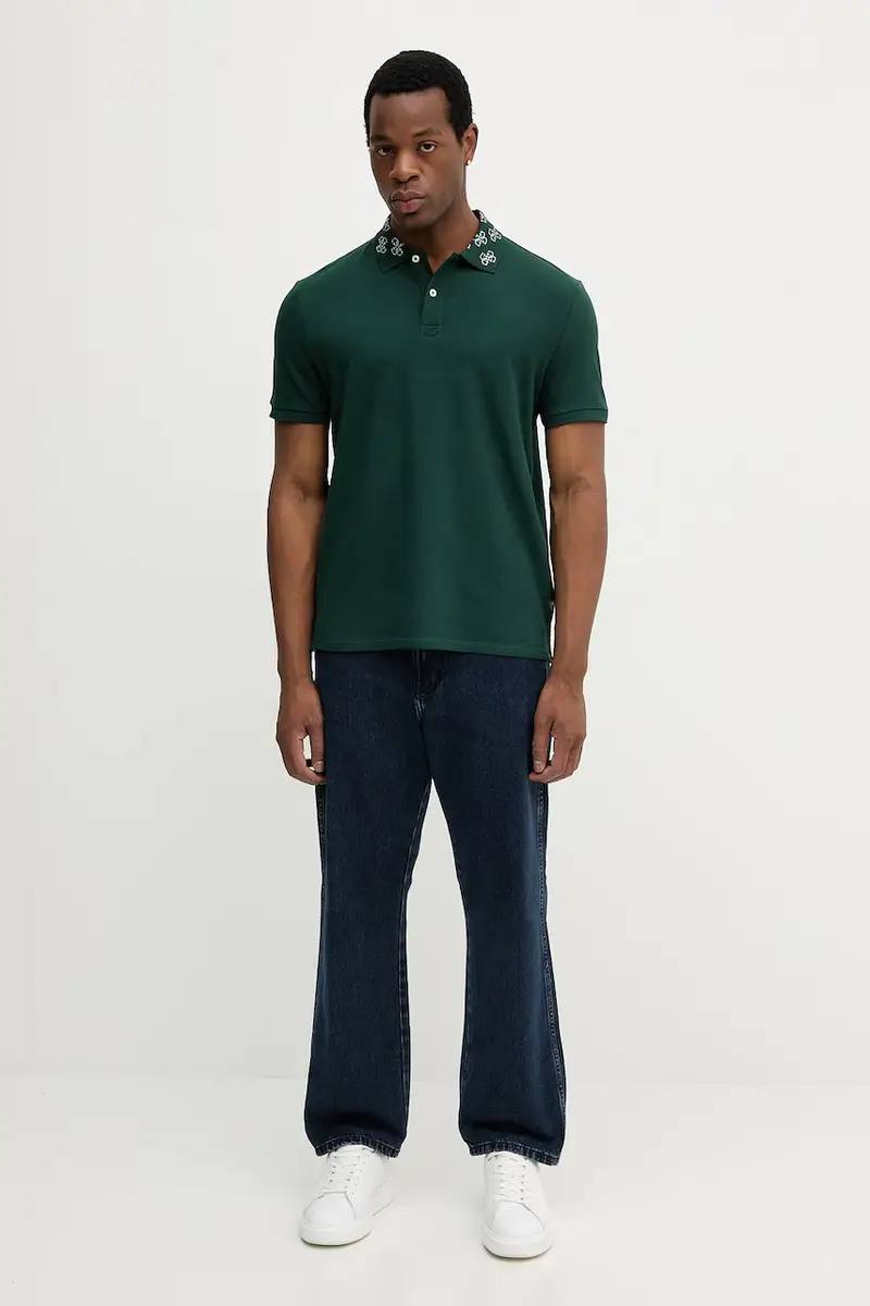 Guess Polo Uomo Verde 2890873 miniatura 2