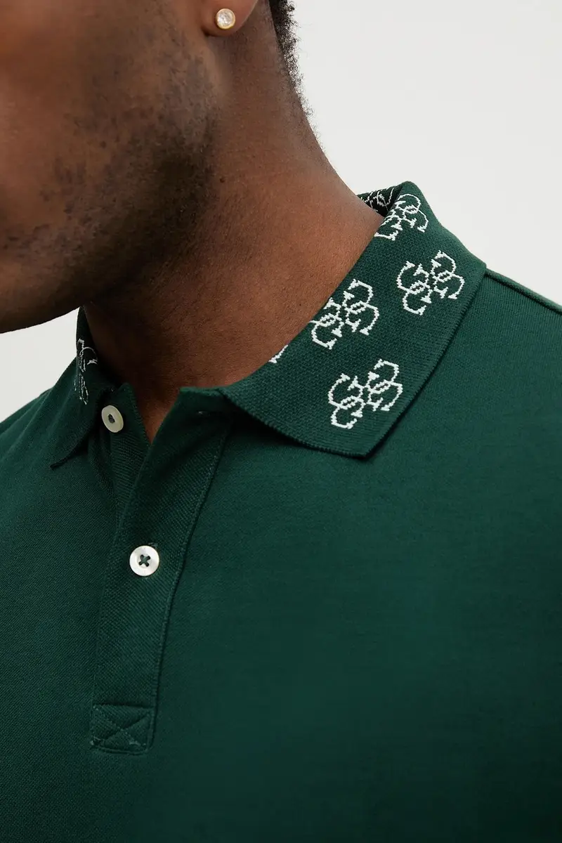 Guess Polo Uomo Verde 2890873 miniatura 5