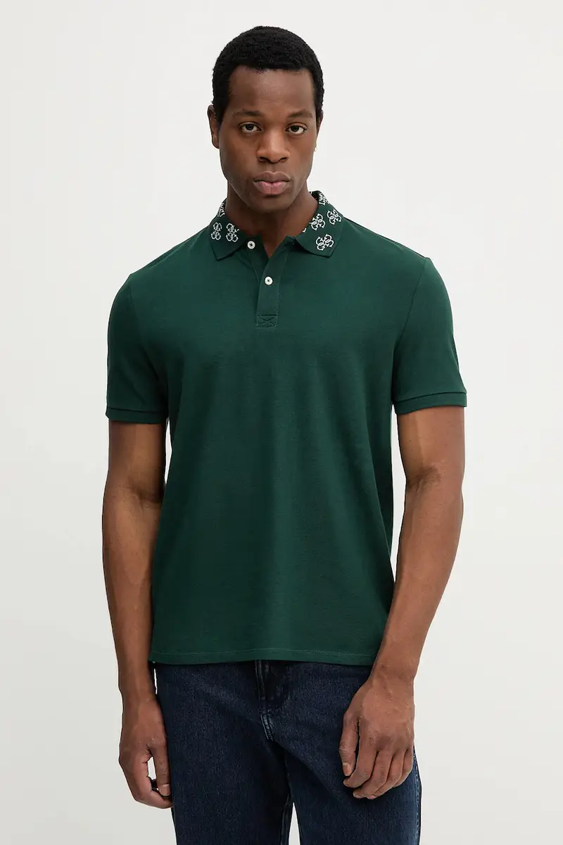 Guess Polo Uomo Verde 2890873