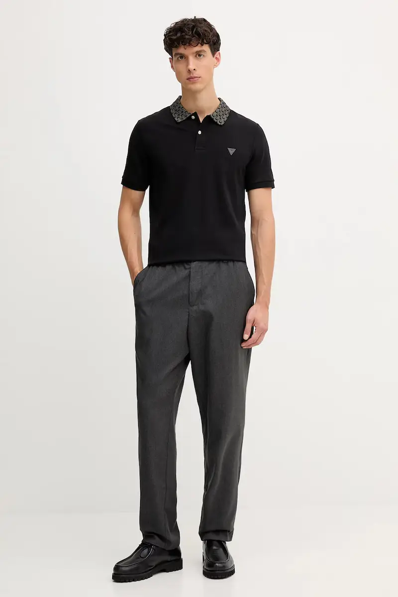 Guess Polo Uomo Nero 2890232 miniatura 2