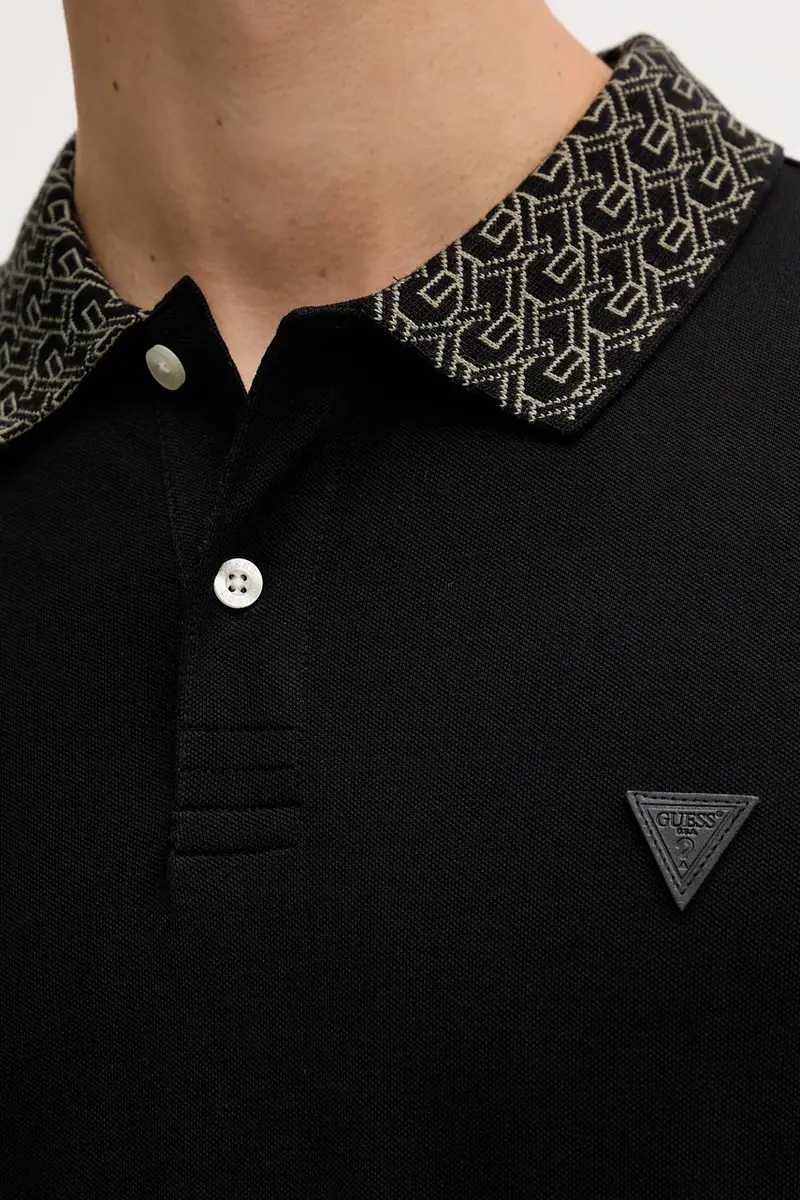 Guess Polo Uomo Nero 2890232 miniatura 5