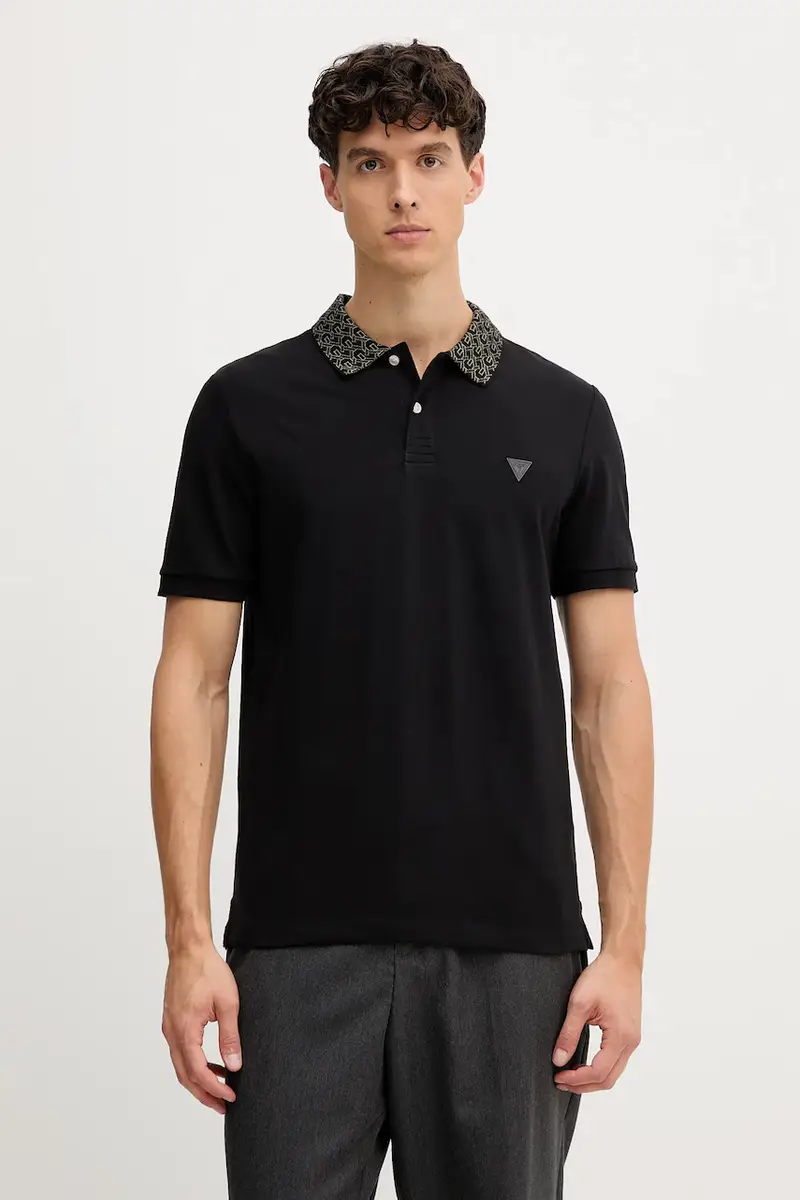 Guess Polo Uomo Nero 2890232