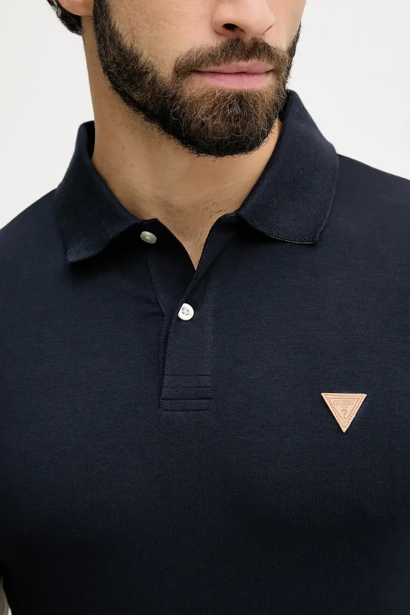 Guess Polo Uomo Blu 3596160 miniatura 5