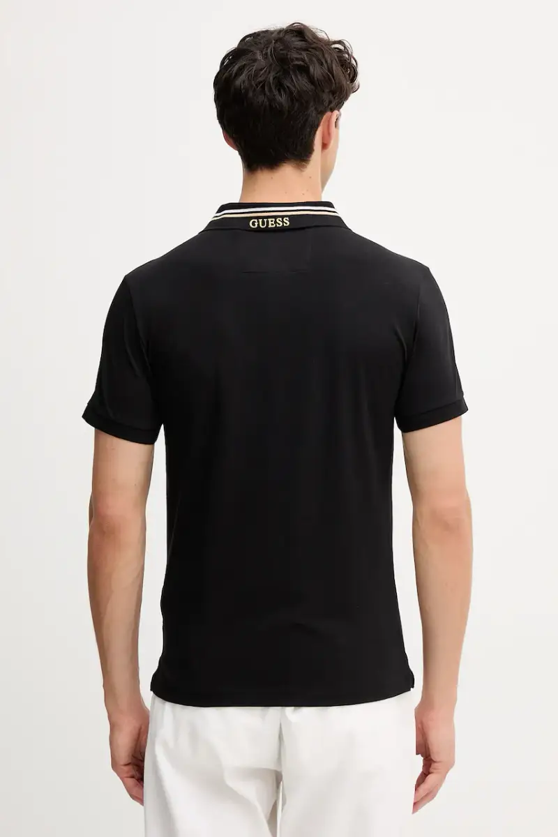 Guess Polo Uomo Nero 3152377 miniatura 3