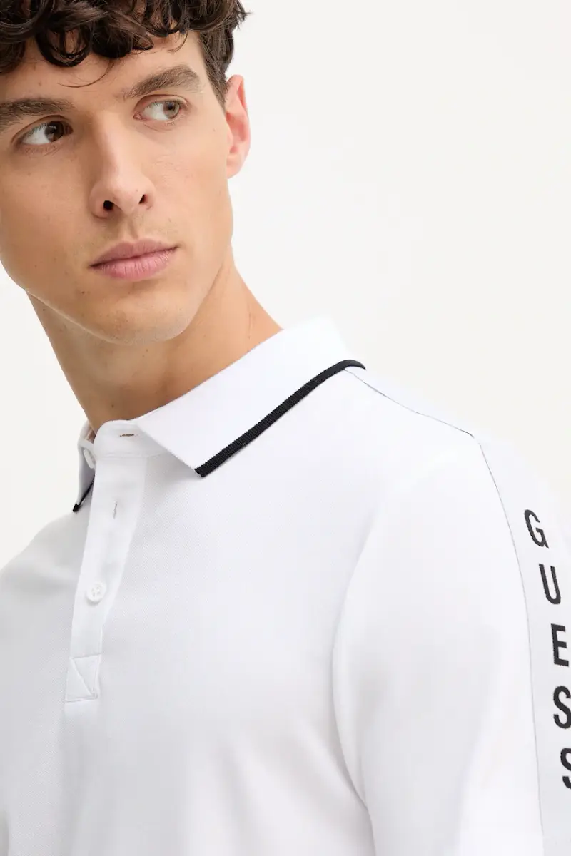 Guess Polo Uomo Bianco 2982471 miniatura 4