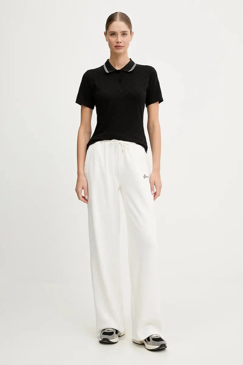 Guess Polo Donna Nero 3775812 miniatura 2