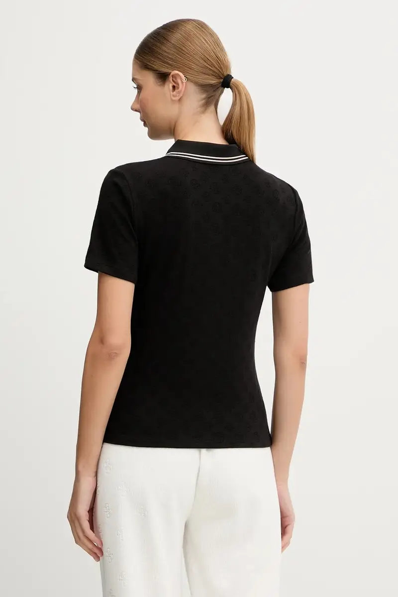 Guess Polo Donna Nero 3775812 miniatura 3