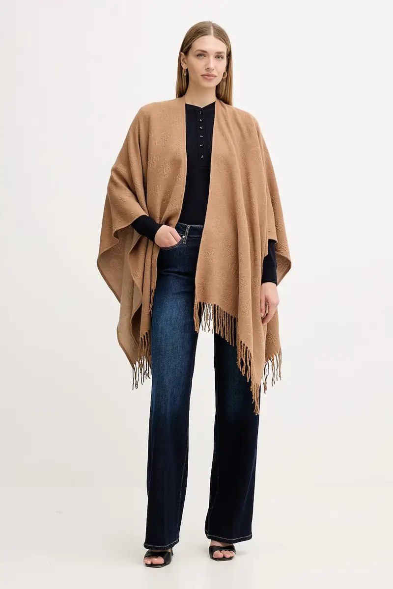 poncho Marrone miniatura 2