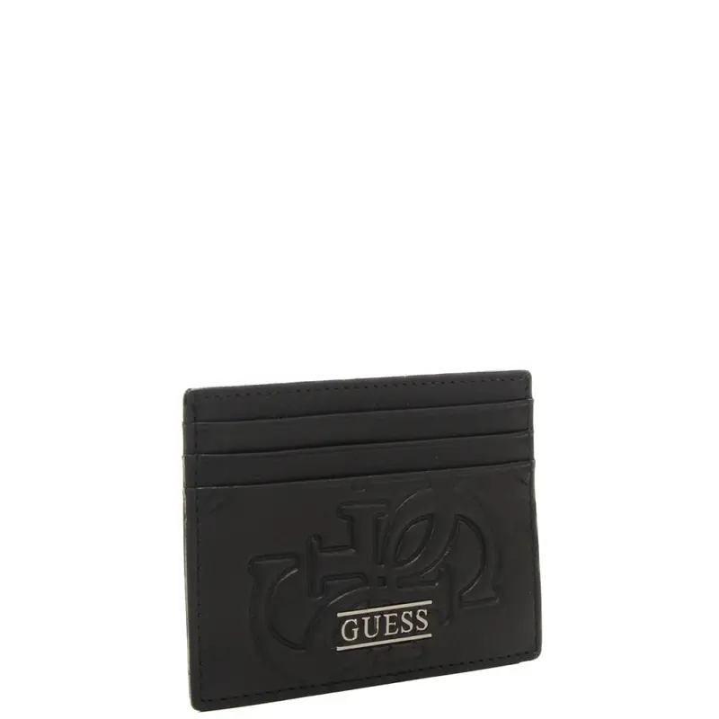 portacarte da uomo boston con maxi logo 4g inciso sul davanti nero miniatura 2