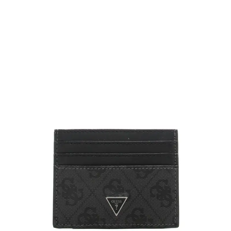 portacarte da uomo boston con stampa logo 4g all over nero