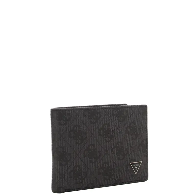 portafoglio a libro da uomo boston con stampa logo 4g all over nero miniatura 2